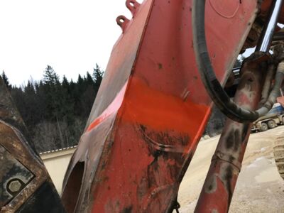 reparatur ausleger roter schaufelarm